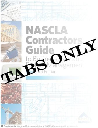 Cover of Utah NASCLA Contractors Guide to Business, Law and Project Management, 4th Edition with construction and blueprint imagery