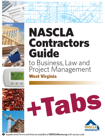 West Virginia NASCLA Contractors Guide to Business, Law and Project Management, 1st Edition