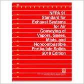 Cover of NFPA 91 2010 edition standard for exhaust systems handling vapors, gases, mists, and noncombustible particulates