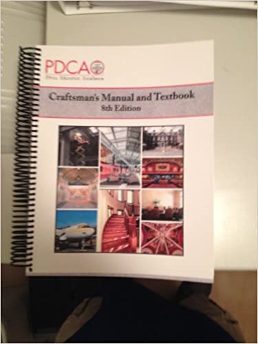 PDCA Painting and Decorating Craftsman’s Manual and Textbook 5th edition with a collage of construction and interior photos on the cover