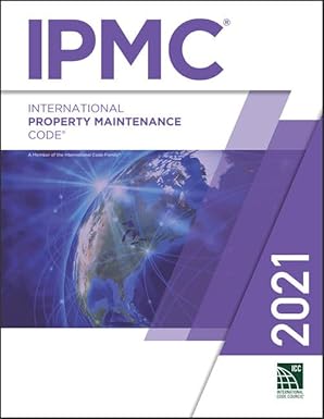 Cover of the 2021 International Property Maintenance Code book showing a globe with purple geometric design elements