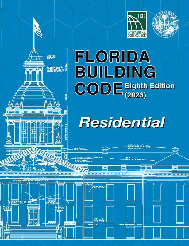 2023 Florida Codes upgrade for General Building Residential Contractor