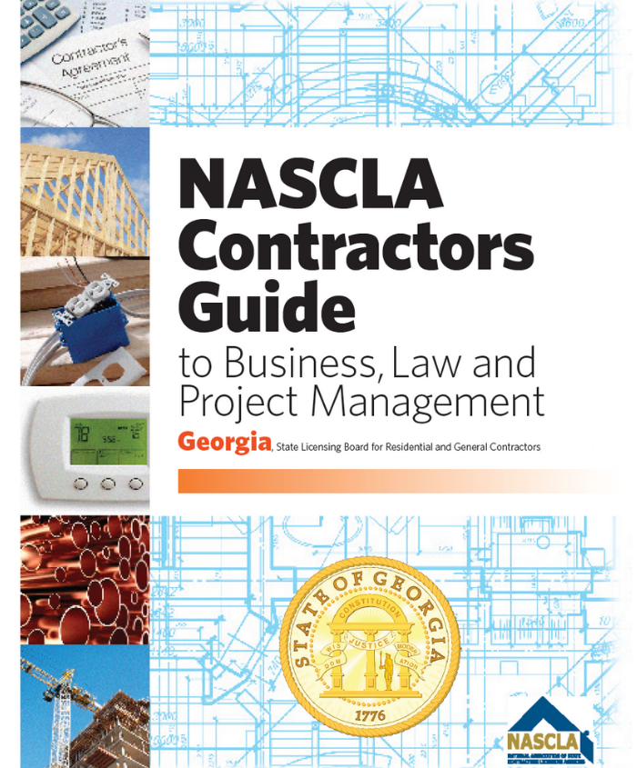 Georgia NASCLA Accredited Commercial General Building Contractor Examination Book Package