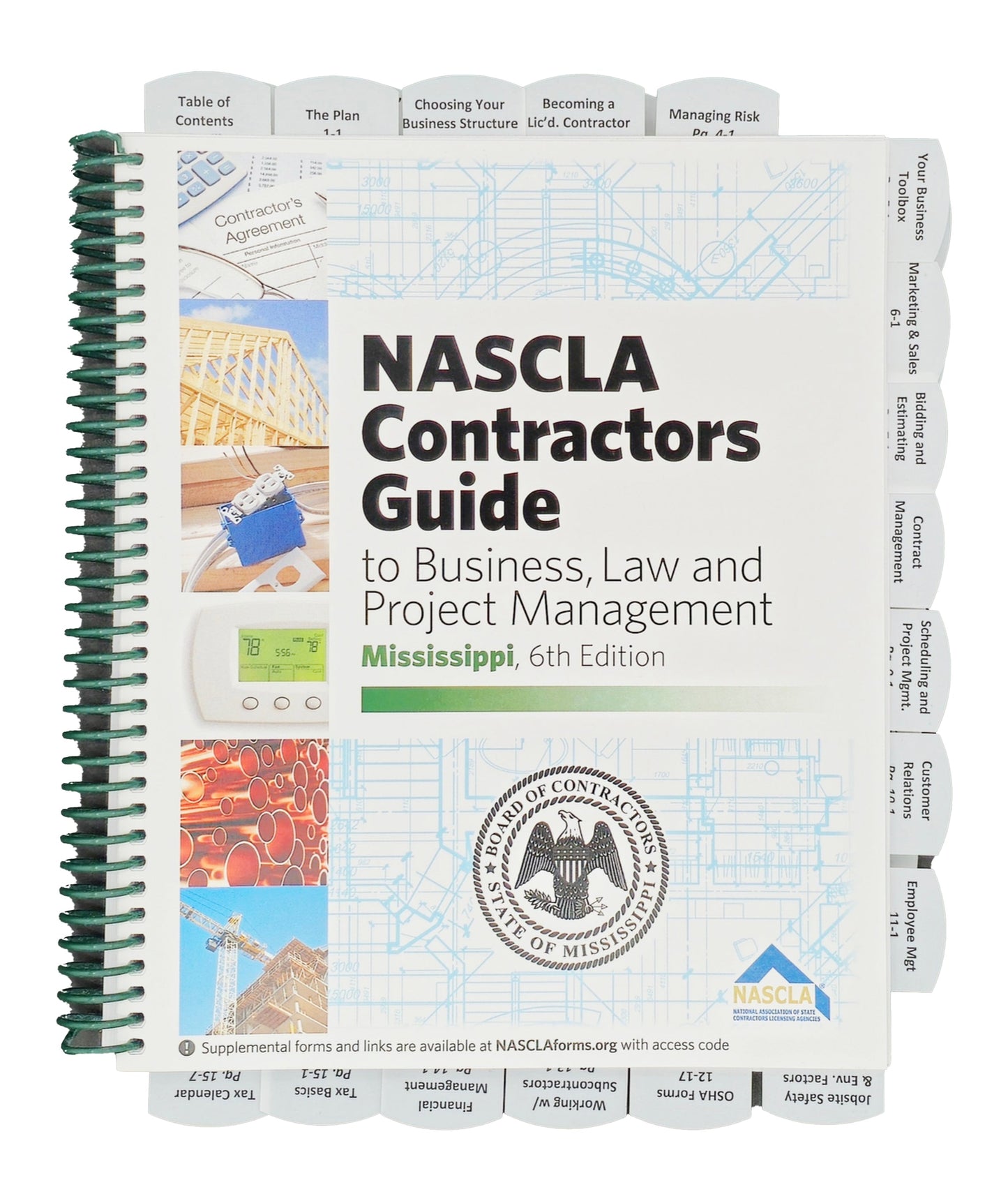 Mississippi-NASCLA Contractors Guide to Business, Law and Project Management, Mississippi 6th Edition