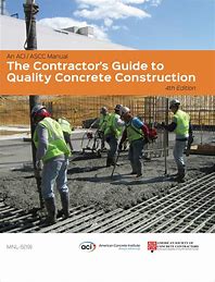 Cover of The Contractor's Guide to Quality Concrete Construction 4th Edition showing workers pouring concrete on construction site