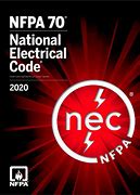 Cover of NFPA 70 National Electrical Code 2020 edition with red and black design for electrical safety standards guide