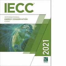 Cover of the 2021 International Energy Conservation Code book with green accents and a globe image on the front