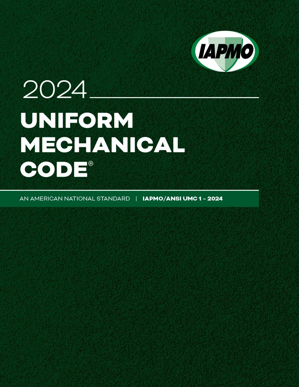 2024 Uniform Mechanical Code