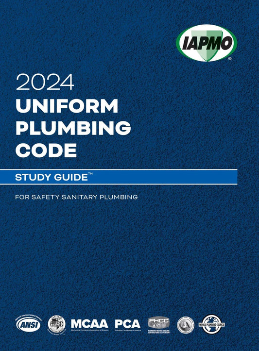 2024 Uniform Plumbing Code Study Guide