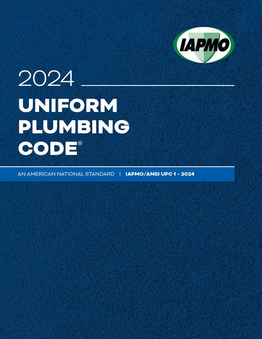 2024 Uniform Plumbing Code