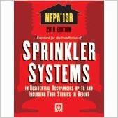 Cover of NFPA 13R 2010 edition for installation of sprinkler systems in residential buildings up to four stories tall
