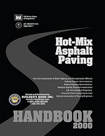 Cover of the 2000 Hot-Mix Asphalt Paving Handbook by US Army Corps of Engineers and industry associations