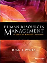 Cover of the 4th edition Human Resources Management for Public and Nonprofit Organizations book by Joan E. Pynes with abstract orange and purple background