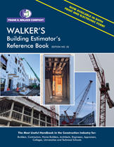 Walker's, Building Estimator's Reference Book, 32nd Edition, 2021  Practice Exam