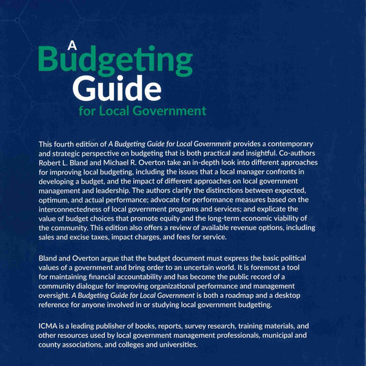A Budgeting Guide for Local Government, 4th Ed