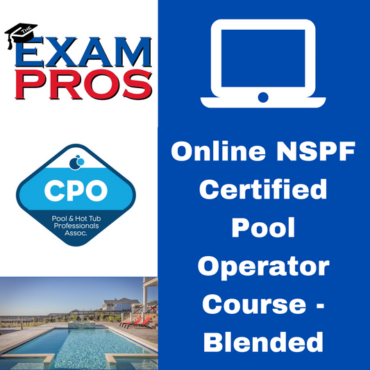 Online Spanish PHTA Certified Pool Operator Course - Blended (Include Spanish Book)