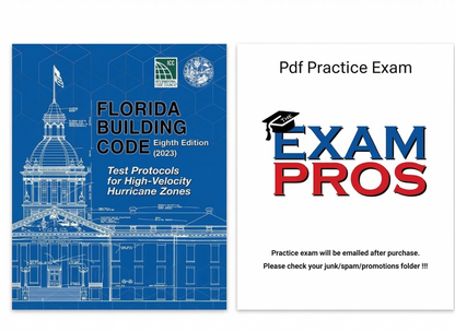 2023 Florida Building Code - Test Protocols for High Velocity Hurricane Zones, 8th edition