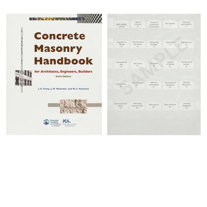Concrete Masonry Handbook for Architects, Engineers, Builders