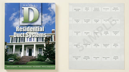 Manual D - Residential Duct Systems, 2016 Edition, Version 2.50