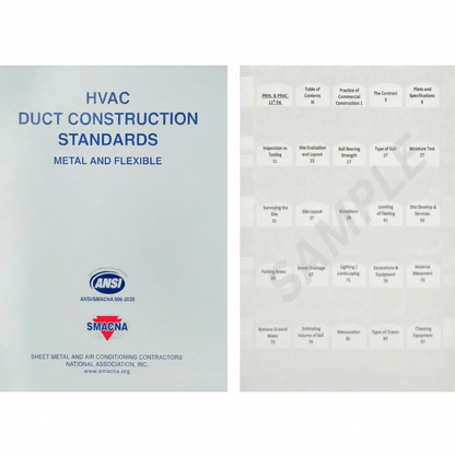 HVAC Duct Construction Standards - Metal and Flexible, 4th Edition, 2020