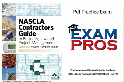 Louisiana Master Plumbers NASCLA Contractors Guide to Business, Law and Project Management, LA Master Plumbers 1st Edition