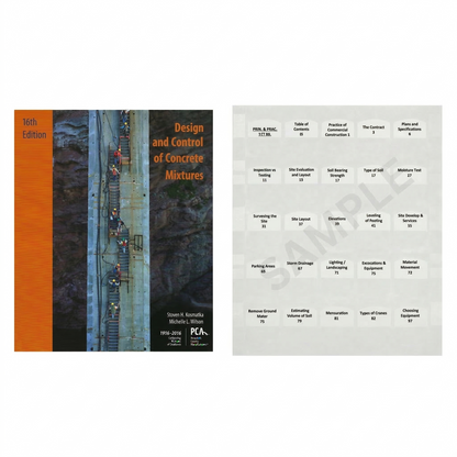 Design and Control of Concrete Mixtures, 16th Edition