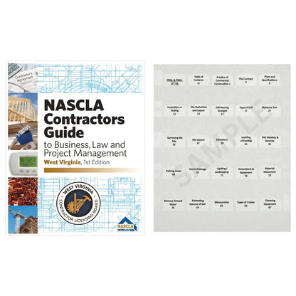West Virginia NASCLA Contractors Guide to Business, Law and Project Management, 1st Edition