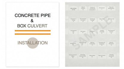Concrete Pipe and Box Culvert Installation Manual, 2015