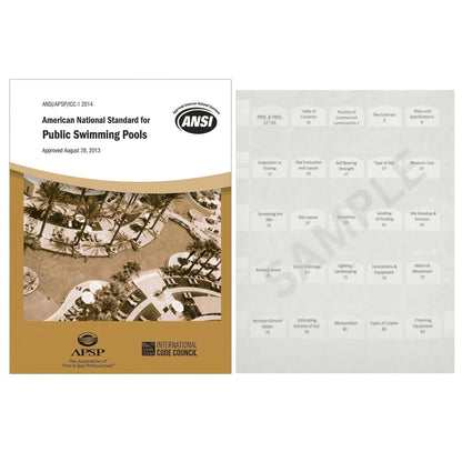 ANSI/APSP/ICC-1 2014 Standard for Public Swimming Pools