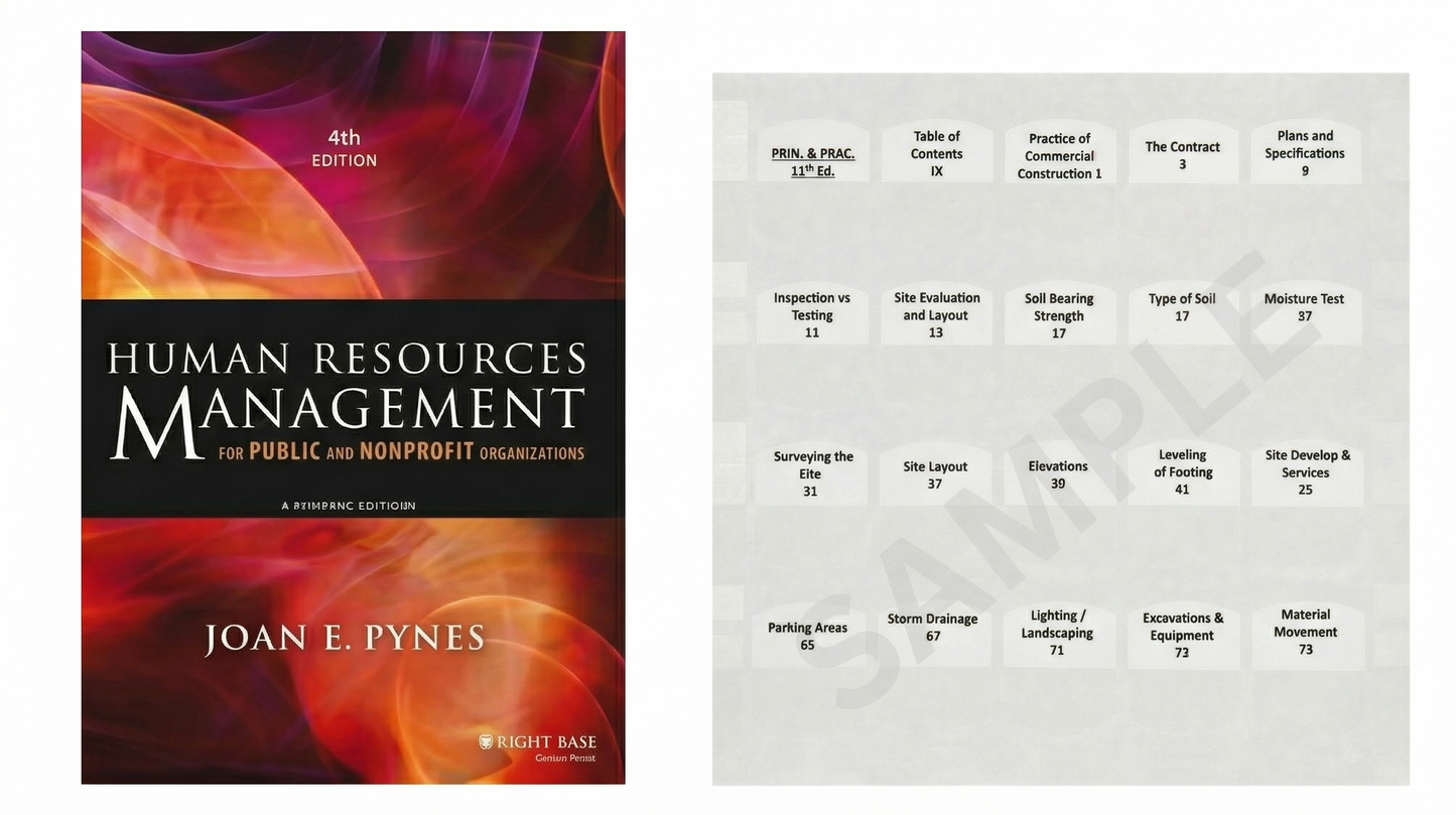 Human Resources Management for Public and Nonprofit Organizations, 4th Edition