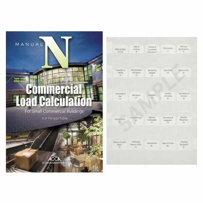 Manual N - Commercial Load Calculations, 2008