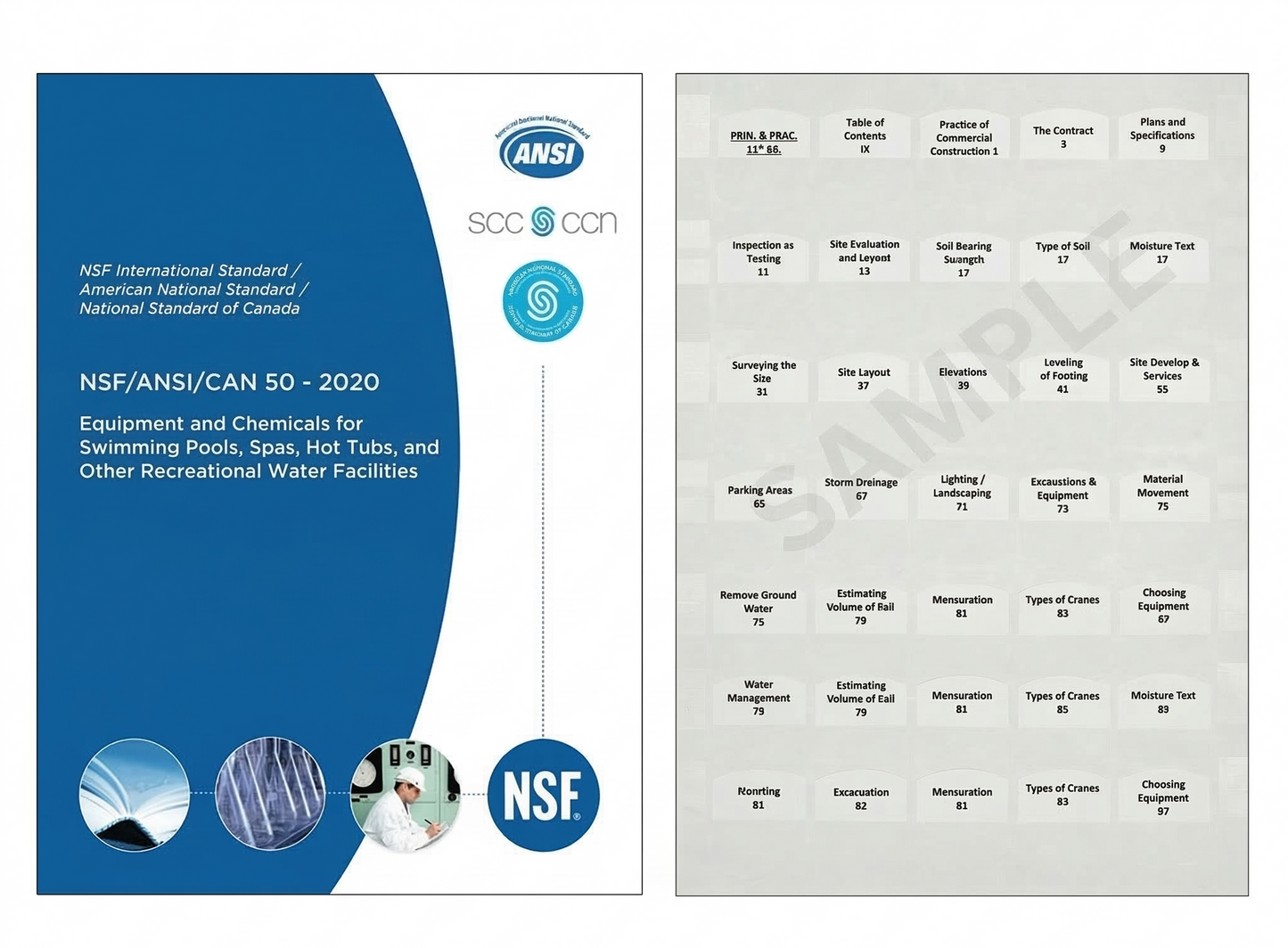 ANSI NSF 50 Equipment for Swimming Pools, Spas, Hot Tuns, and other Recreational Water Facilities, 2020