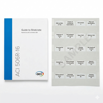 Guide to Shotcrete, (506R-16), 2016
