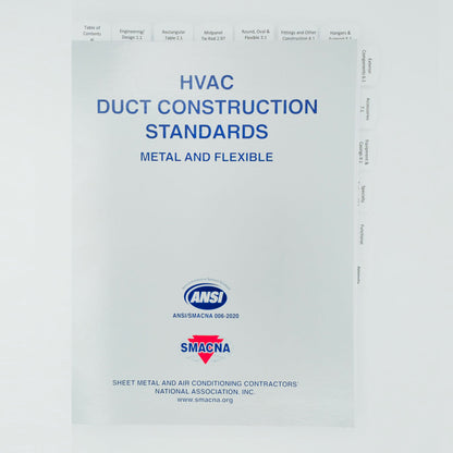 HVAC Duct Construction Standards - Metal and Flexible, 4th Edition, 2020
