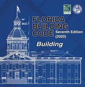Blue cover of the 2020 Florida Building Code Seventh Edition with architectural line drawing of a government building