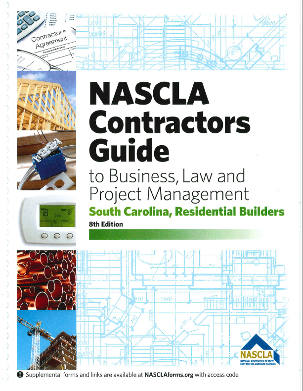 PSI South Carolina Residential Builders Business and Law 8th Ed