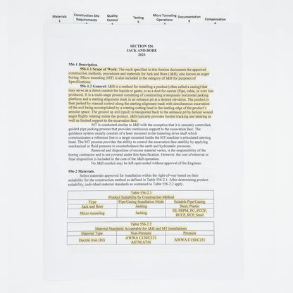 555-Directional Bore, 2023 / 556-Jack & Bore, 2023