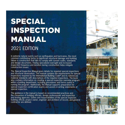 Special Inspection Manual: 2021 Edition