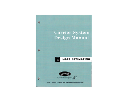 Carrier System Design Manual (Parts 1-3)